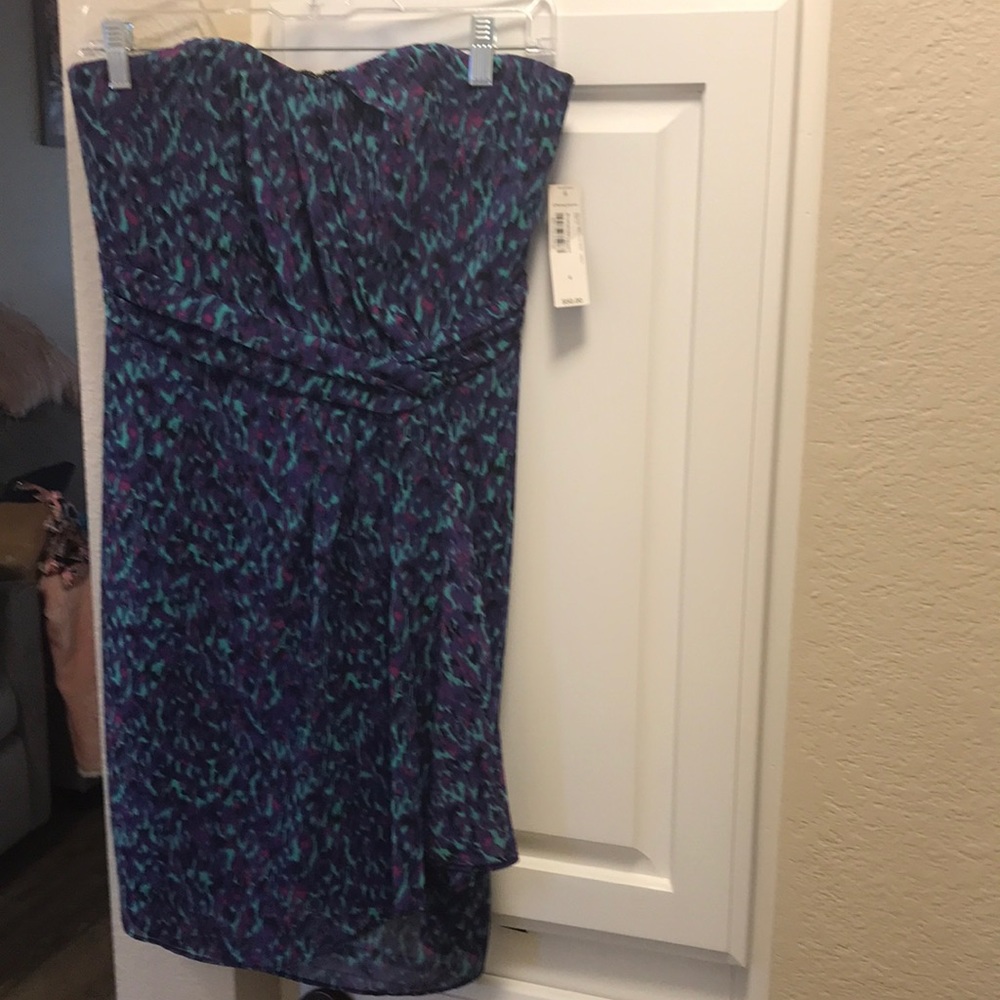 I ❤️ Ronson brushstroke leopard dress NWT